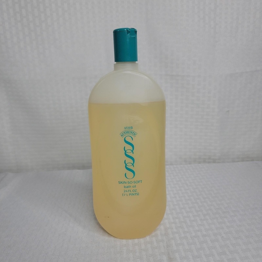 Vintage 1991 Avon Skin So Soft Woodland Fresh Bath Oil 24 oz Sealed NOS